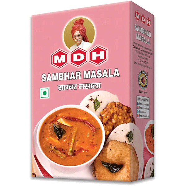 MDH Sambhar Masala 50g authentic South Indian spice blend for sambar and rasam