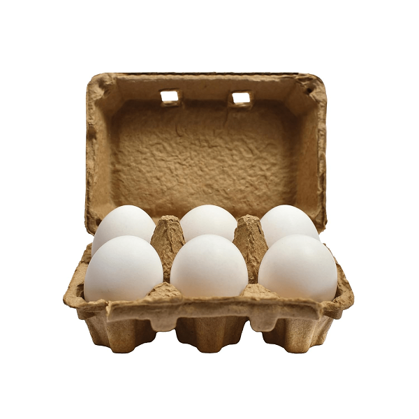 Table White Eggs Pack of 6 Fresh Farm Eggs