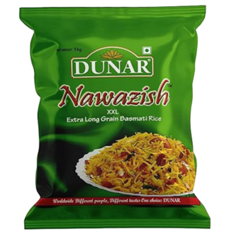 Dunar Nawazish Extra Long Grain Basmati Rice 1kg