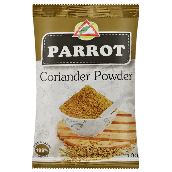Parrot Coriander Powder 100g premium dhania powder for Indian cooking