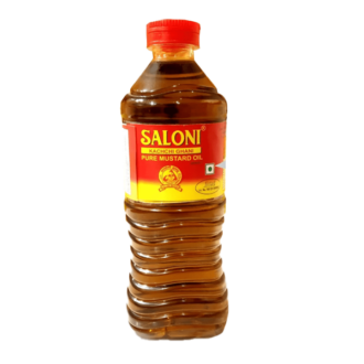 Saloni Kachi Ghani Mustard Oil 500ml Bottle Oil