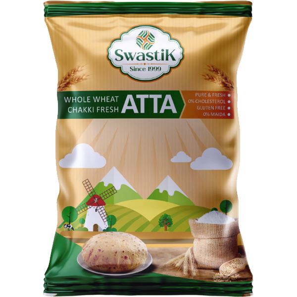 Swastik Whole Wheat Chakki Fresh Atta 5kg