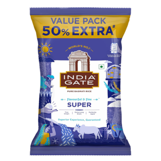 India Gate Super Basmati Rice, 1 kg