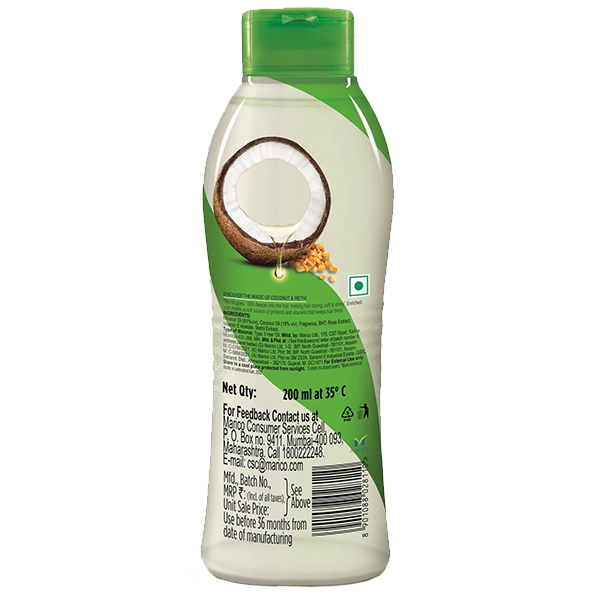 Nihar Coconut Hair Oil with Jasmine and Meti - 200ml