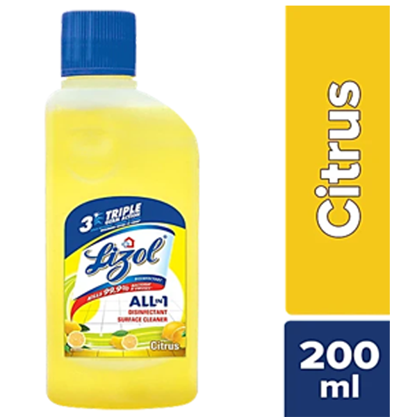 Lizol Citrus Disinfectant Surface Cleaner 200 ml