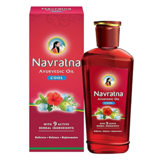 Navratna Ayurvedic Cool Hair Oil, 90 ml