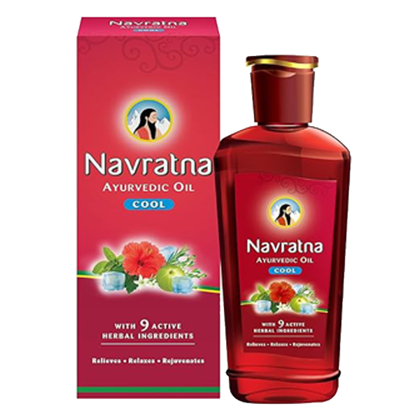 Navratna Ayurvedic Cool Hair Oil, 90 ml