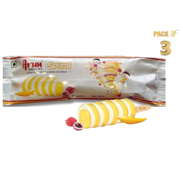 Spiral Mango Lychee Bar Ice Cream 60ml