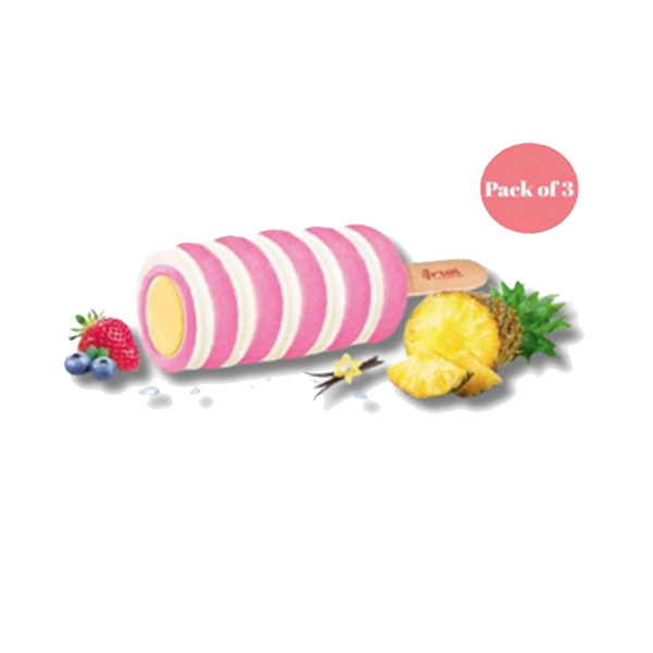 Spiral Wildberry Vanilla and Pineapple Ice Cream 60ml