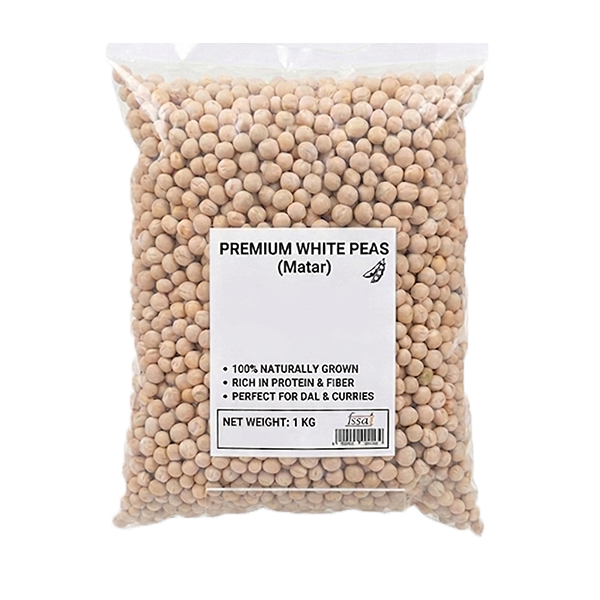 Matar 1kg fresh quality dried green peas for healthy everyday cooking