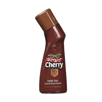 Cherry Blossom Liquid Wax Polish - Dark Tan, 75ml