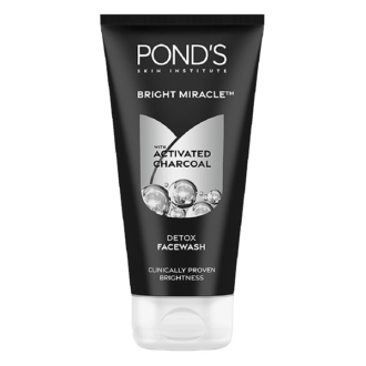 Pond's Bright Miracle Detox Facewash with 10X Power of Charcoal 100g