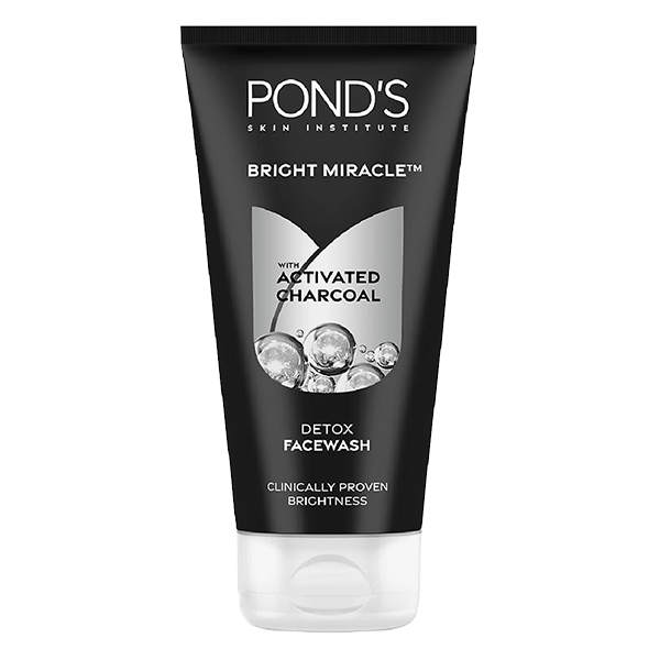 Pond's Bright Miracle Detox Facewash with 10X Power of Charcoal 100g