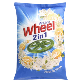 Active Wheel Blue Lemon & Jasmine Detergent Powder 135