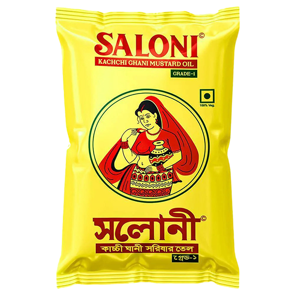 Saloni Kachi Ghani Mustard Oil 1 L