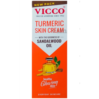 Vicco Turmeric Skin Cream with Sandalwood Oil 30 gm