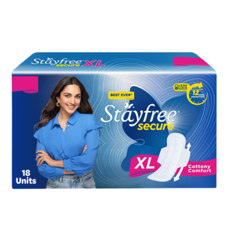 Stayfree Secure XL Cottony Comfort Sanitary Napkins